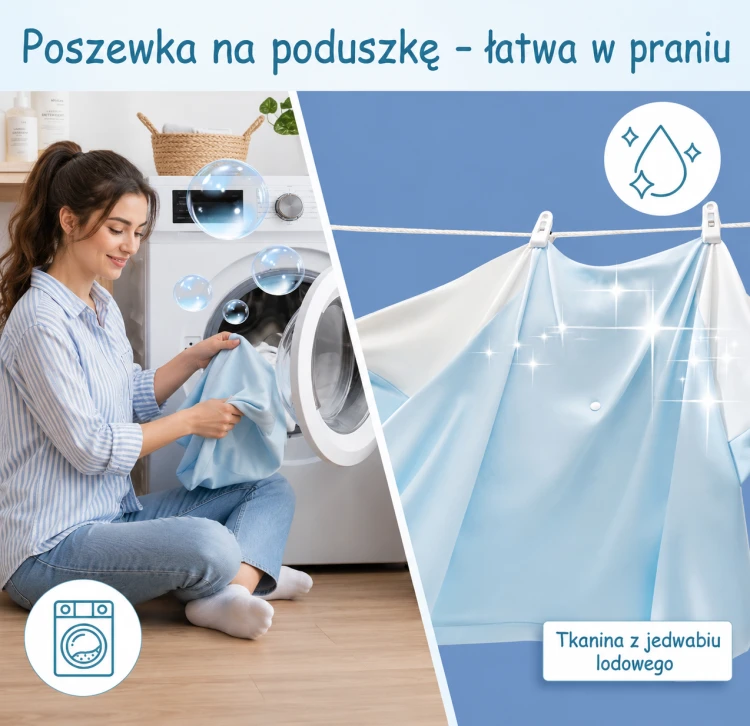 poduszka z pokrowcem zdejmowanym, który mozna prać