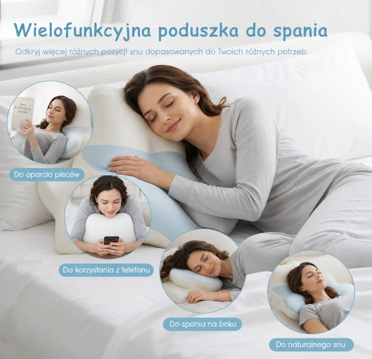 poduszka na ból pleców, karku, szyi
