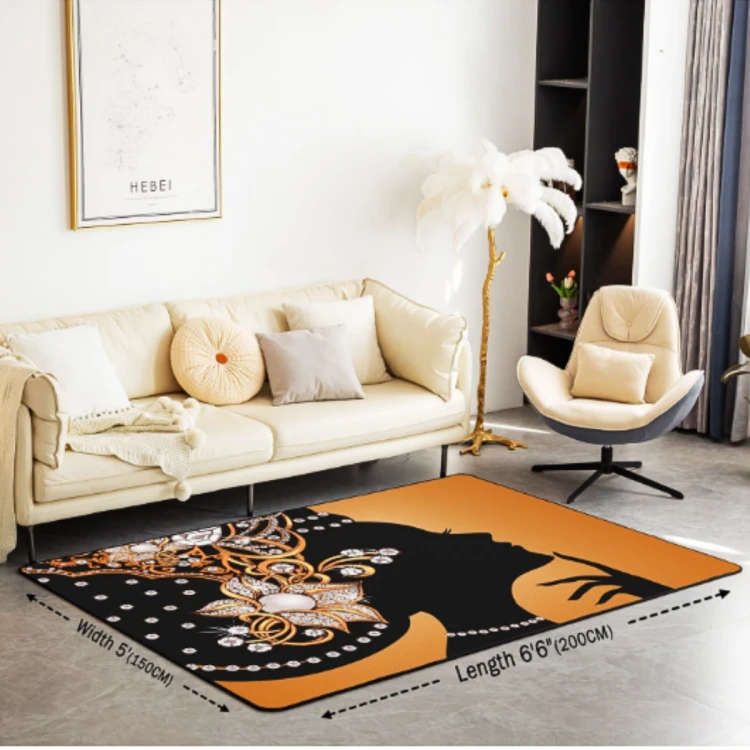 Dywan 150x200 cm w stylu afrykańskim - wymiary 150 cm szerokości i 200 cm długości