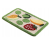 Miękki dywanik łazienkowy 40x60 cm z kolorowym wzorem owocowym na białym tle